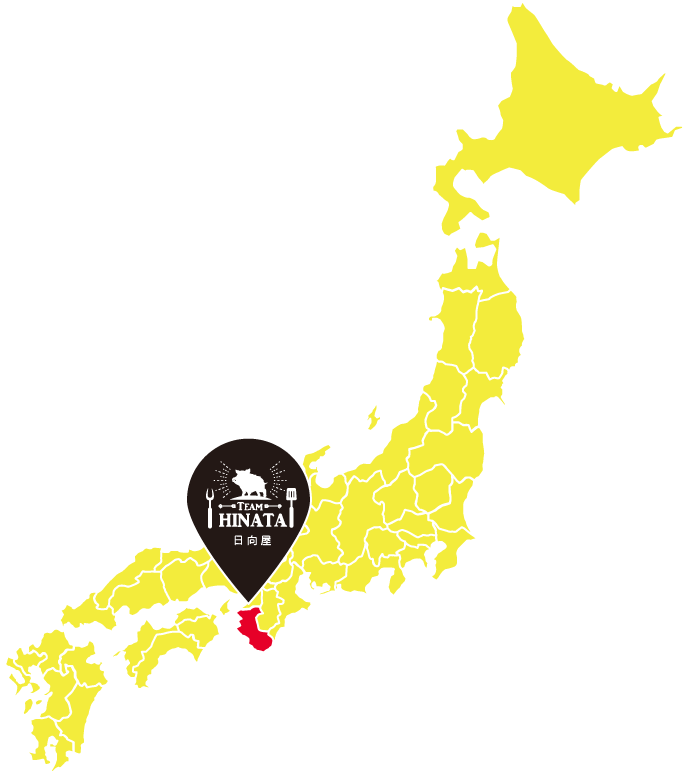 日向地区へのアクセス